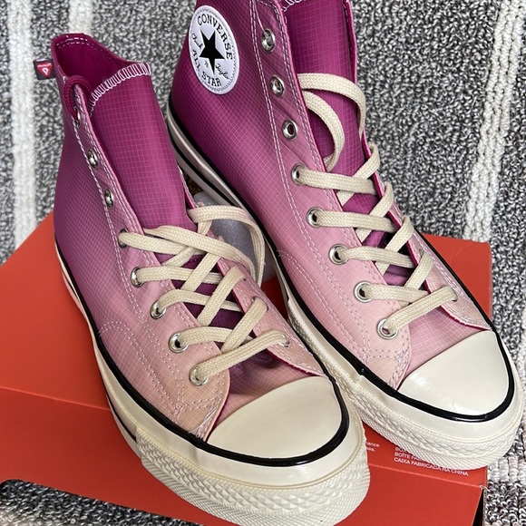 Converse Chuck Taylor 70 All Star Hi Rose Maroon/Naples MENS - Picture 7 of 16